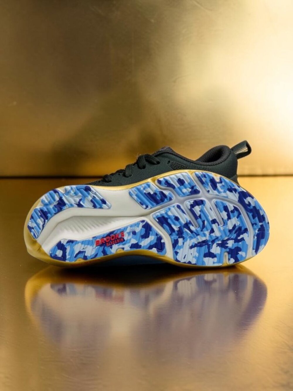 Brooks Glycerin 23 x Disney Genie Aladdin Mens Running Shoes Blue Gold NEW - Picture 5 of 6